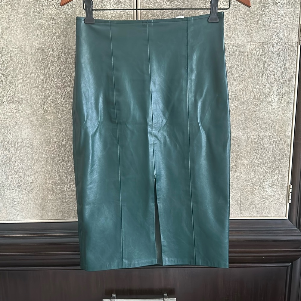 Boutique Vegan Leather Skirt S